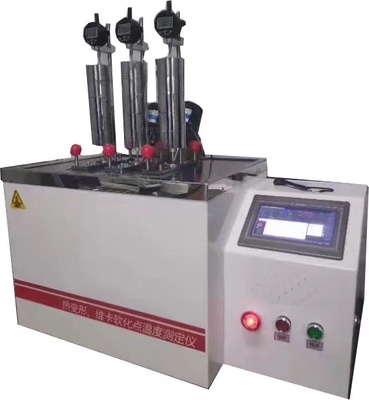 ISO 306 Astm D 1525 648 de la ISO 75 de la ISO 2507 de Digitaces de la máquina de prueba del Hdt Vicat de los plásticos