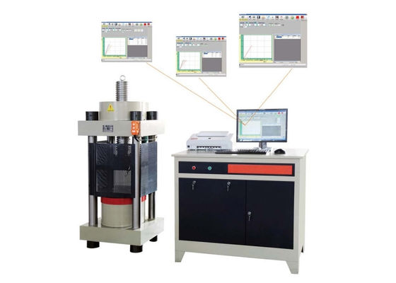 Método de inspección de la resistencia a la compresión del cemento de la máquina de hormigón de 600KN Método ISO