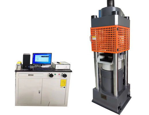 Prueba de resistencia a la presión de la máquina de ensayo servohidráulica de control por ordenador
