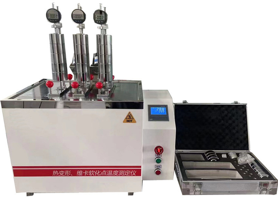 Teste de temperatura de deformación térmica Determinación plástica de la temperatura de desviación bajo carga