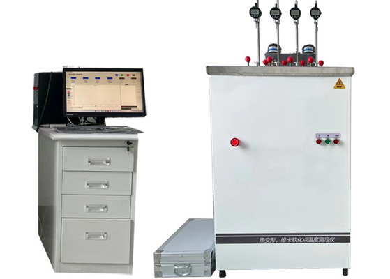 4.5KW Hdt Máquina de ensayo Vicat Determinación de Vicat Temperatura de ablandamiento del plástico