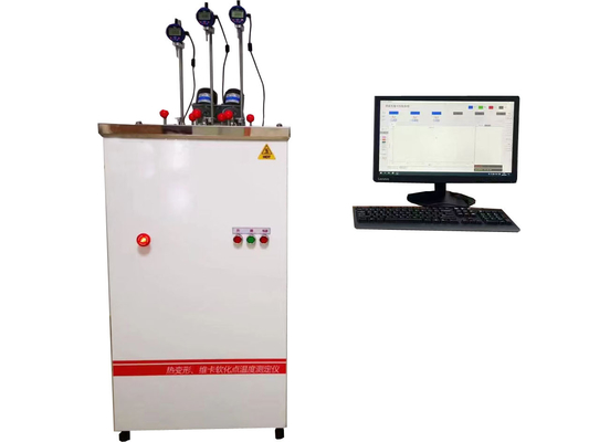 Cuadro de muestras de elevación automática Máquina de ensayo HDT Vicat para ensayo de temperatura de deformación