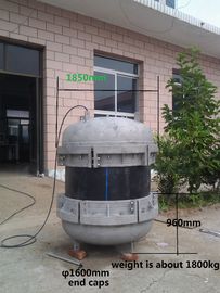 Tipo aprobación triple plástica del enchufe de la estructura ISO9001 de los casquillos de los casquillos de extremo de tubo de 800m m