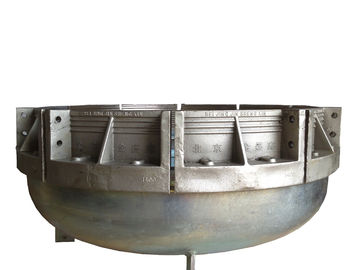 casquillos de extremo del metal de 1400m m para el tubo, casquillo de extremo del equipo de prueba de la presión hydráulica