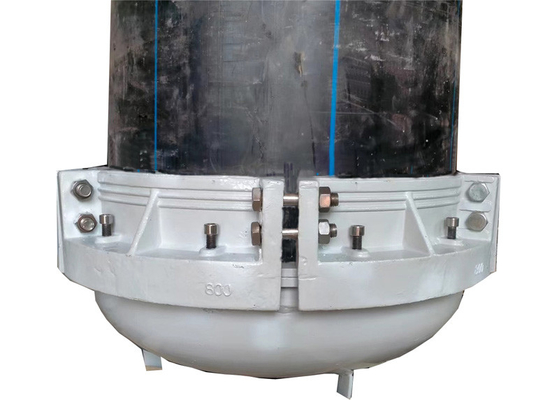 DN 800 mm Enchufe de prueba hidrostática de tapa final para tuberías de plástico de PVC con normas ASTM D 1598/1599