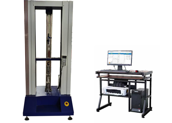 Utilización de máquinas de tensión electrónicas para la determinación de las propiedades mecánicas de estiramiento, compresión, flexión, cizallamiento, desgarro y desmontaje de caucho, plástico y metal