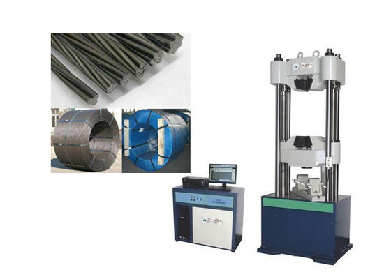 Máquina de prueba servohidráulica con sistema de agarre hidráulico operado por un panel de botones para pruebas de materiales fáciles de usar