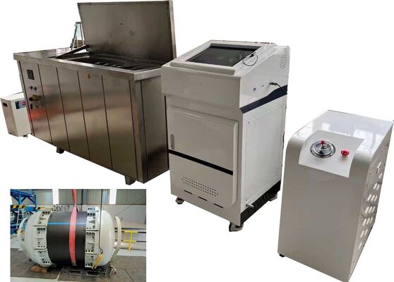 Máquina de prueba de presión hidrostática diseñada para probar tuberías y cilindros de recipientes a presión en entornos industriales