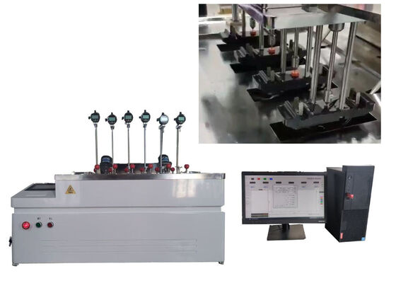 Máquina de prueba HDT VICAT para pruebas de deflexión de calor de plástico y prueba de punto de reblandecimiento Vicat según las normas ASTM D648
