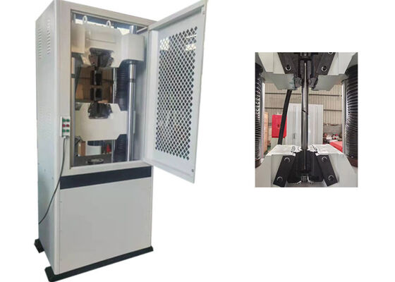 Máquina de prueba servohidráulica equipada con control por computadora para pruebas de tracción, compresión y flexión totalmente automatizadas