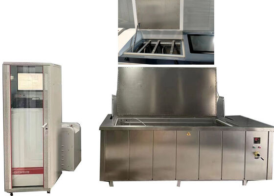 Máquina de prueba de presión hidrostática con diseño compacto y funcionamiento para entornos industriales con espacio limitado