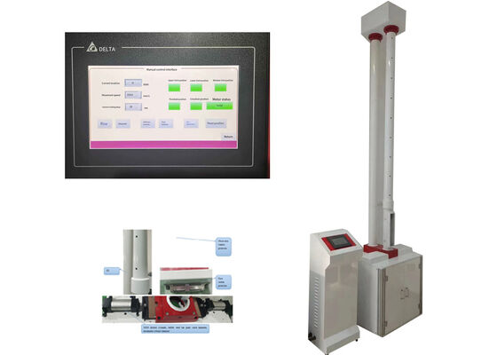 Equipos de prueba con martillo de caída utilizados en laboratorios y líneas de producción para garantizar el cumplimiento de los materiales con los estándares industriales