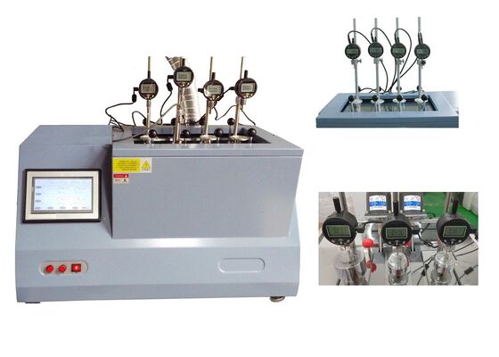 Máquina de prueba HDT VICAT utilizada en investigación científica, producción y enseñanza para pruebas de deformación termoplástica en caliente