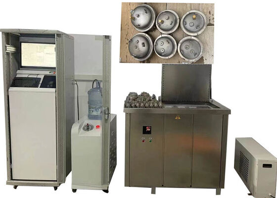 Máquina de prueba de presión hidrostática de tubería de plástico ISO 1167, probador multicanal de control de tableta industrial para prueba hidrostática y de explosión