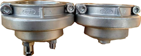 La ISO pasó los casquillos de extremo del metal de 75m m para el tubo del PE del Pvc