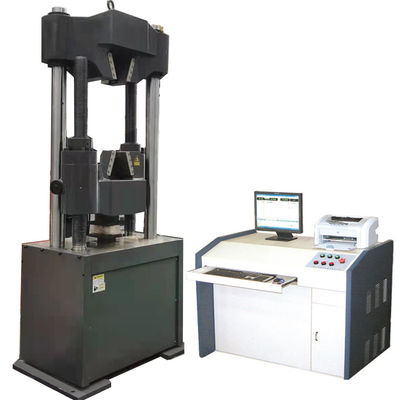 Máquina de prueba universal de la resistencia de flexión de los materiales 600KN con la cubierta protectora del metal